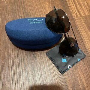 Marc Hunter Sunglasses Aviator Brown